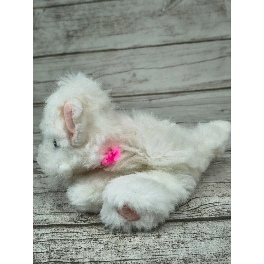 1993 Tyco DSI Puppy Puppy Puppies White Maltese Plush